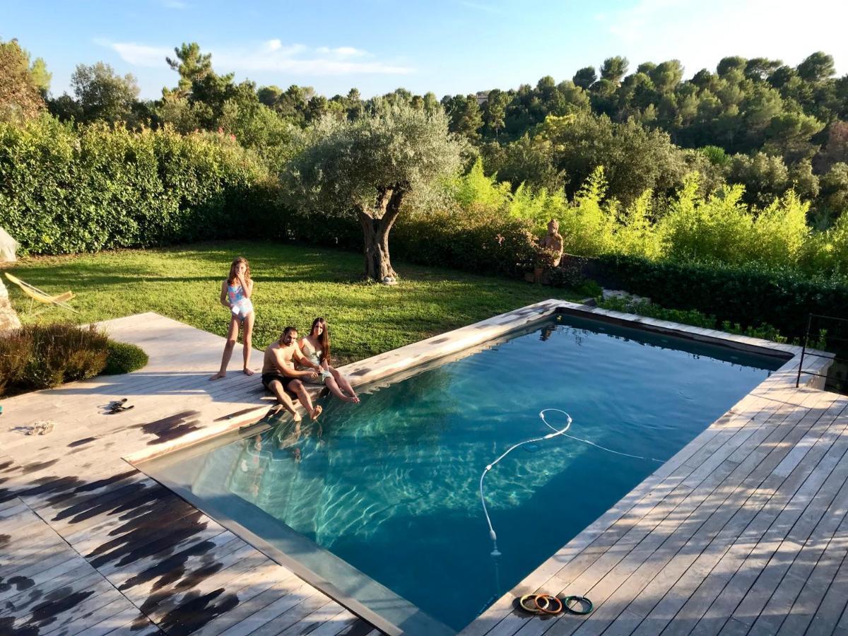 Villa l’Ensoleillée Roquefort-les-Pins Exterior foto